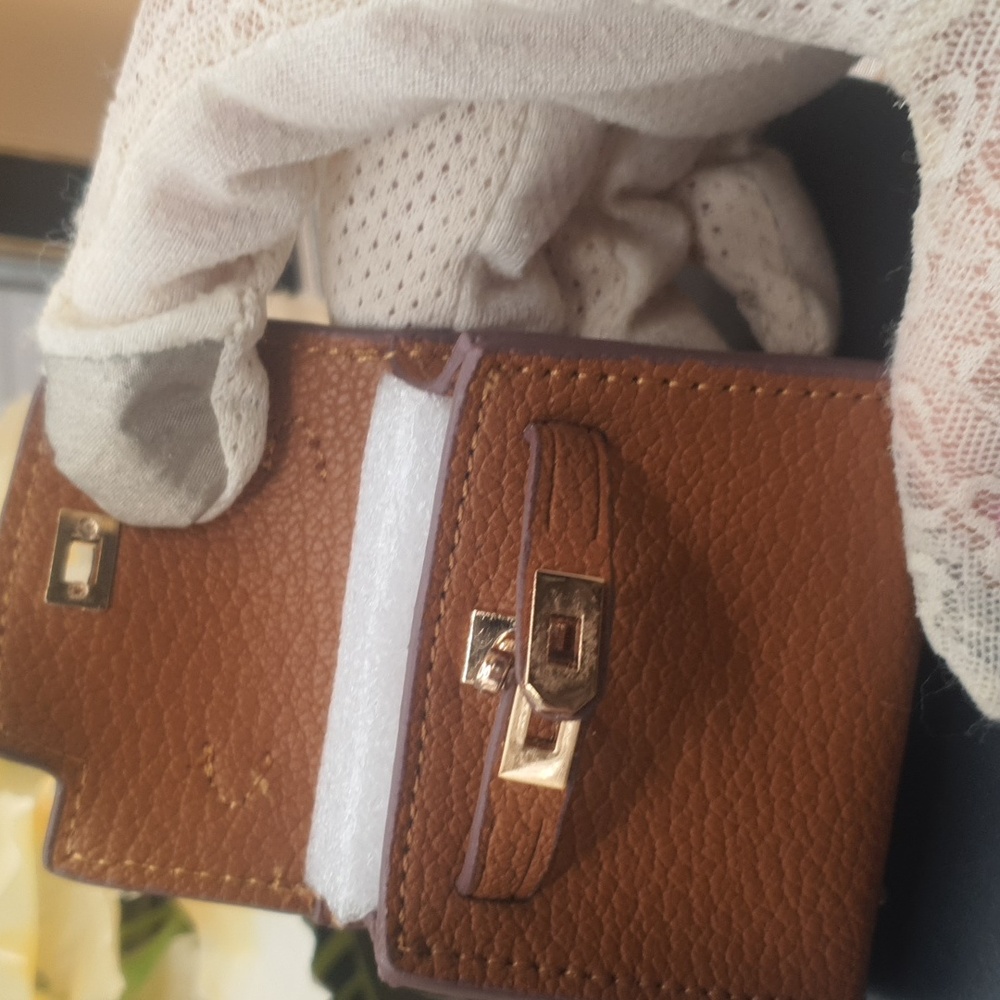 NEW🍀Mini Kelly Brown Bag Charm 🍀🌼 - Picture 5 of 5